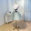 Chic / Beautiful Sage Green Cocktail Dresses 2017 A-Line / Princess Organza U-Neck Appliques Backless Embroidered Homecoming Cocktail Party Formal Dresses