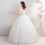 Scintillantes Bling Bling Blanche Longue Mariage 2018 Ciel étoilé Tulle Bustier Dos Nu Perlage Paillettes Robe Boule Robe De Mariée