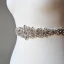 Luxus / Herrlich Ivory / Creme Schärpen 2020 Satin Metall Perlenstickerei Strass Hochzeit Abend Ball Brautaccessoires