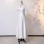 Simple Chic Ivoire Grande Taille Robe De Mariée 2020 V-Cou Princesse Manches Courtes Thé Longueur Fait main Perlage Perle Mariage