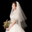 Scintillantes Bling Bling Champagne Voile De Mariée 2020 Courte Tulle Paillettes Mariage Accessorize