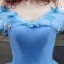 Cinderella Prom Dresses 2017 Off-The-Shoulder Short Sleeve Beading Rhinestone Butterfly Sweep Train Glitter Organza Ball Gown Formal Dresses