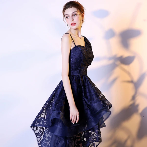 Chic Beautiful Navy Blue Cocktail Dresses 2017 A-Line Princess Amazing Unique V-Neck Chic Beautiful Navy Blue Cocktail Dresses 2017 A-Line Princess Amazing Unique V-Neck