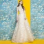 Étourdissant Plage Robe De Mariée 2017 Princesse Encolure Dégagée Manches Longues Fermeture éclair Champagne Percé Dentelle Chapel Train Dos Nu