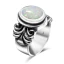 Classique Élégant Argenté Lune Anneaux 2019 Cristal Bande Alliage Plaqué argent Soirée Jardin / Extérieur Accessorize