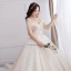 Charmant Sexy Blanche Robe Boule Grande Taille Robe De Mariée 2019 Dentelle Appliques Dos Nu Tulle Bustier Chapel Train Mariage