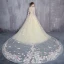 Flower Fairy Yellow Prom Dresses 2017 A-Line / Princess Scoop Neck Long Sleeve Appliques Flower Ruffle Tulle Royal Train Formal Dresses