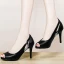 Classique Élégant Noire 2018 de retour Boucle Chaussures Femmes