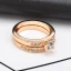 Modern / Fashion Rhinestone Gold Cubic Zirconia Ring Pageant 2-piece Rings 2019 Accessories
