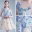 Chic / Beautiful Sky Blue Cocktail Dresses 2018 A-Line / Princess Tulle U-Neck Appliques Backless Beading Homecoming Cocktail Party Graduation Dresses