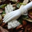Classic Elegant White Bridal Gloves 2020 Tulle Lace Flower Prom Wedding Accessories