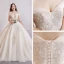 Charmant Sexy Blanche Robe Boule Grande Taille Robe De Mariée 2019 Dentelle Appliques Dos Nu Tulle Bustier Chapel Train Mariage