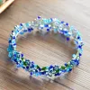 Amazing / Unique Royal Blue Bridal Jewelry 2017 Metal Beading Crystal Rhinestone Headpieces Wedding Prom Accessories