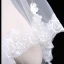 Luxury / Gorgeous Ivory Short Wedding Veils Lace Chiffon Embroidered Wedding Accessories 2019