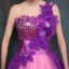Schöne Violett Ballkleider 2017 Ballkleid One-Shoulder Tülle Applikationen Rückenfreies Perlenstickerei Pailletten Ball Festliche Kleider