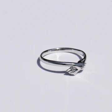Chic Belle Argenté Couleur Unie Argent Sterling Anneaux 2019 Accessorize