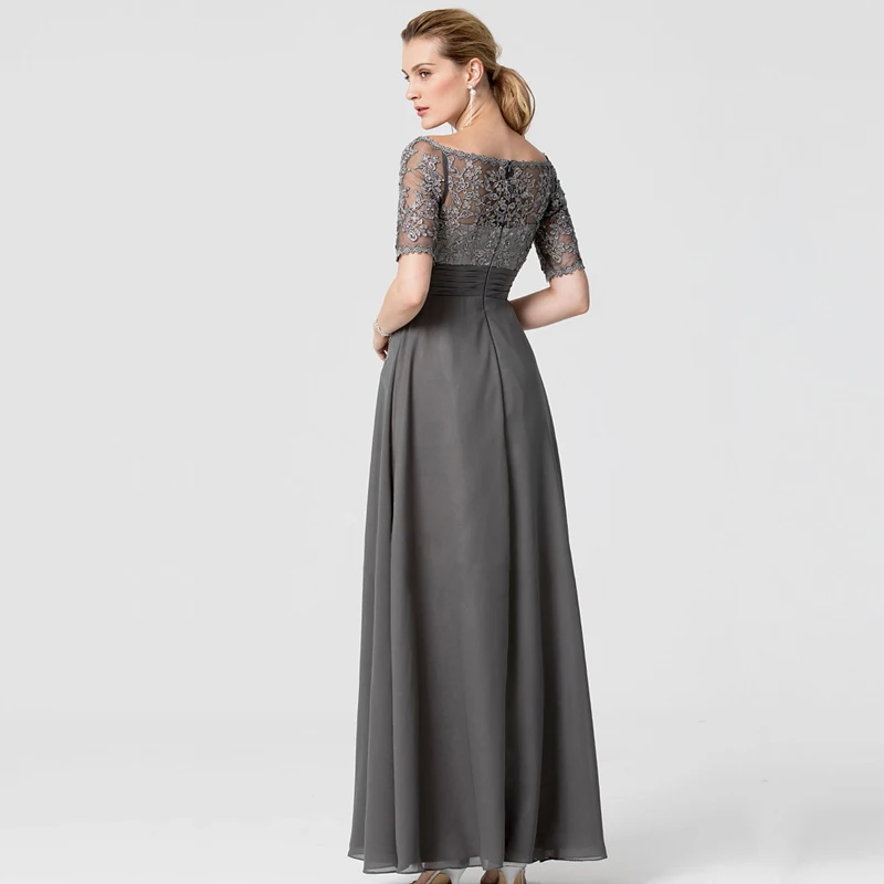 slim fit dress slacks MGNY Madeline Gardner New York 72906 Long Sleeve Mother of the Bride D –  The Dress Outlet main image 1