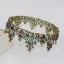 Vintage / Retro Baroque Multi-Colors Rhinestone Wedding Tiara Bridal Hair Accessories 2022 Alloy