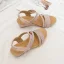Bohemia Grey Casual Summer Womens Sandals 2022 5 cm Wedges Open / Peep Toe Sandals