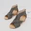 Summer Roman Black Street Wear Womens Sandals 2022 5 cm Wedges Open / Peep Toe Sandals Womens Sandals