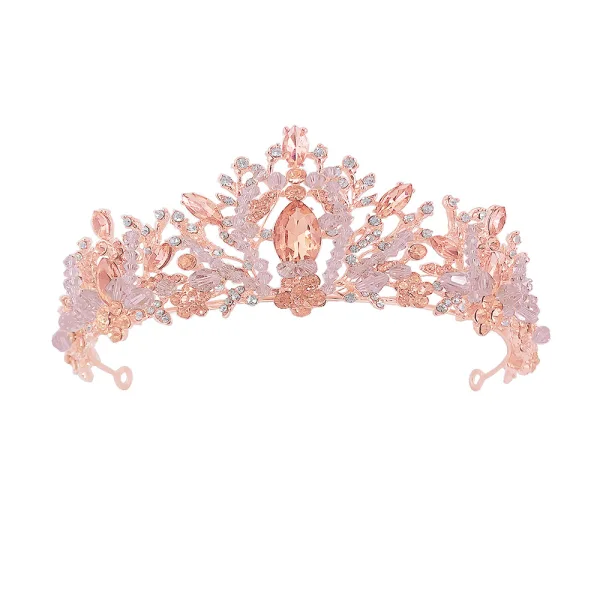 Mode Vert Cristal Faux Diamant Alliage Mariage Accessoire Cheveux Mariage 2022 Tiare
