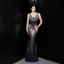 Sexy White Beading Sequins Evening Dresses 2022 Trumpet / Mermaid V-Neck Sleeveless Backless Floor-Length / Long Evening Party Formal Dresses