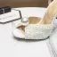 Charming Ivory Pearl Wedding Sandals 2020 Leather Ankle Strap 10 cm Stiletto Heels Open / Peep Toe Wedding Shoes