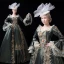 Vintage / Retro Medieval Clover Green Ball Gown Prom Dresses 2021 Long Sleeve Square Neckline Floor-Length / Long Handmade  Embroidered 3D Lace Flower Lace Satin Cosplay Prom Formal Dresses
