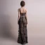 Sexy Black Floor-Length / Long Evening Dresses  2018 Trumpet / Mermaid Tulle Beading Backless Appliques Rhinestone Evening Party Formal Dresses