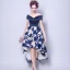 Chic / Beautiful Navy Blue 2017 Cocktail Dresses Tulle Embroidered Lace-up Cocktail Party Formal Dresses