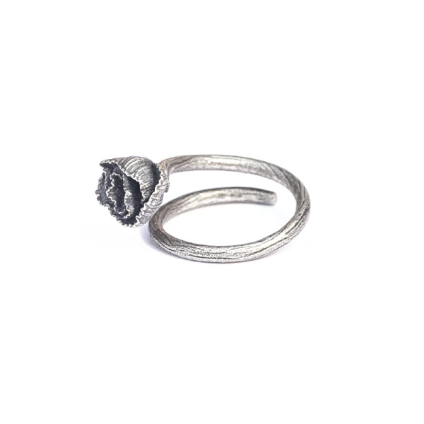 Modern / Fashion Black Sterling Silver Work Holiday Rings 2019 Accessories