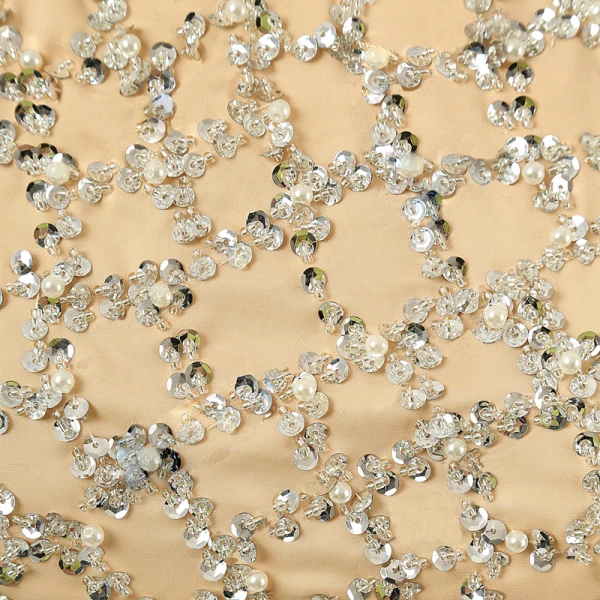 Glittrande 2 Bit Blå Balklänningar 2017 Prinsessa Urringning Ärmlös Beading Pärla Paljetter Ruffle Satin Blå Chiffong Långa Formella Klänningar
