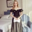 Chic / Beautiful Black Evening Dresses  2017 A-Line / Princess U-Neck Tulle Appliques Backless Evening Party Formal Dresses