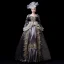 Vintage / Retro Medieval Clover Green Ball Gown Prom Dresses 2021 Long Sleeve Square Neckline Floor-Length / Long Handmade  Embroidered 3D Lace Flower Lace Satin Cosplay Prom Formal Dresses