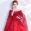 Chic / Beautiful Strapless Prom Dresses 2018 Floor-Length / Long Tulle Red Appliques Backless Beading Embroidered Ball Gown Prom Formal Dresses