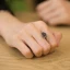 Modern / Fashion Black Sterling Silver Work Holiday Rings 2019 Accessories