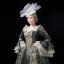 Vintage / Retro Medieval Clover Green Ball Gown Prom Dresses 2021 Long Sleeve Square Neckline Floor-Length / Long Handmade  Embroidered 3D Lace Flower Lace Satin Cosplay Prom Formal Dresses