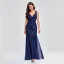 Chic / Beautiful Burgundy Sequins Evening Dresses 2023 Trumpet / Mermaid V-Neck Sleeveless Backless Floor-Length / Long Evening Party Formal Dresses