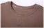 Casual Women Solid Color Brown Sweatshirts 2021 Loose Scoop Neck Long Sleeve Cotton Fall Winter Tops