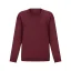 Casual Women Solid Color Brown Sweatshirts 2021 Loose Scoop Neck Long Sleeve Cotton Fall Winter Tops