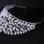 Baroque Silver Rhinestone Alloy Bridal Hair Accessories Wedding Tiara 2022