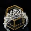 Piękne Białe Perła Rhinestone Ozdoby Do Włosów Ślubne 2023 Stop Ślub