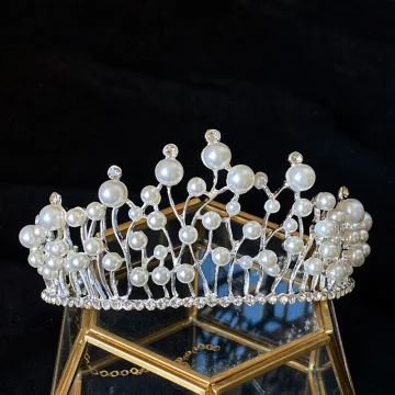 Chic Belle Blanche Perle Faux Diamant Accessoire Cheveux Mariage 2023 Alliage Mariage
