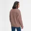 Casual Women Solid Color Brown Sweatshirts 2021 Loose Scoop Neck Long Sleeve Cotton Fall Winter Tops