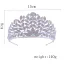 Baroque Silver Rhinestone Alloy Bridal Hair Accessories Wedding Tiara 2022