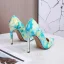 Chic / Beautiful Sky Blue Gradient-Color Prom Pumps 2023 11 cm Stiletto Heels Pointed Toe Pumps High Heels