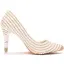 Elegante Goud Rhinestone Parel Bruidsschoenen 2023 9 cm Naaldhakken / Stiletto Spitse Neus Huwelijk Pumps Hoge Hakken
