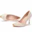 Elegante Goud Rhinestone Parel Bruidsschoenen 2025 9 cm Naaldhakken / Stiletto Spitse Neus Huwelijk Pumps Hoge Hakken