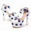 Elegant Pearl Lace Flower White Prom Womens Sandals 2023 14 cm Stiletto Heels Round Toe Sandals High Heels