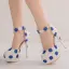 Elegant Pearl Lace Flower White Prom Womens Sandals 2023 14 cm Stiletto Heels Round Toe Sandals High Heels